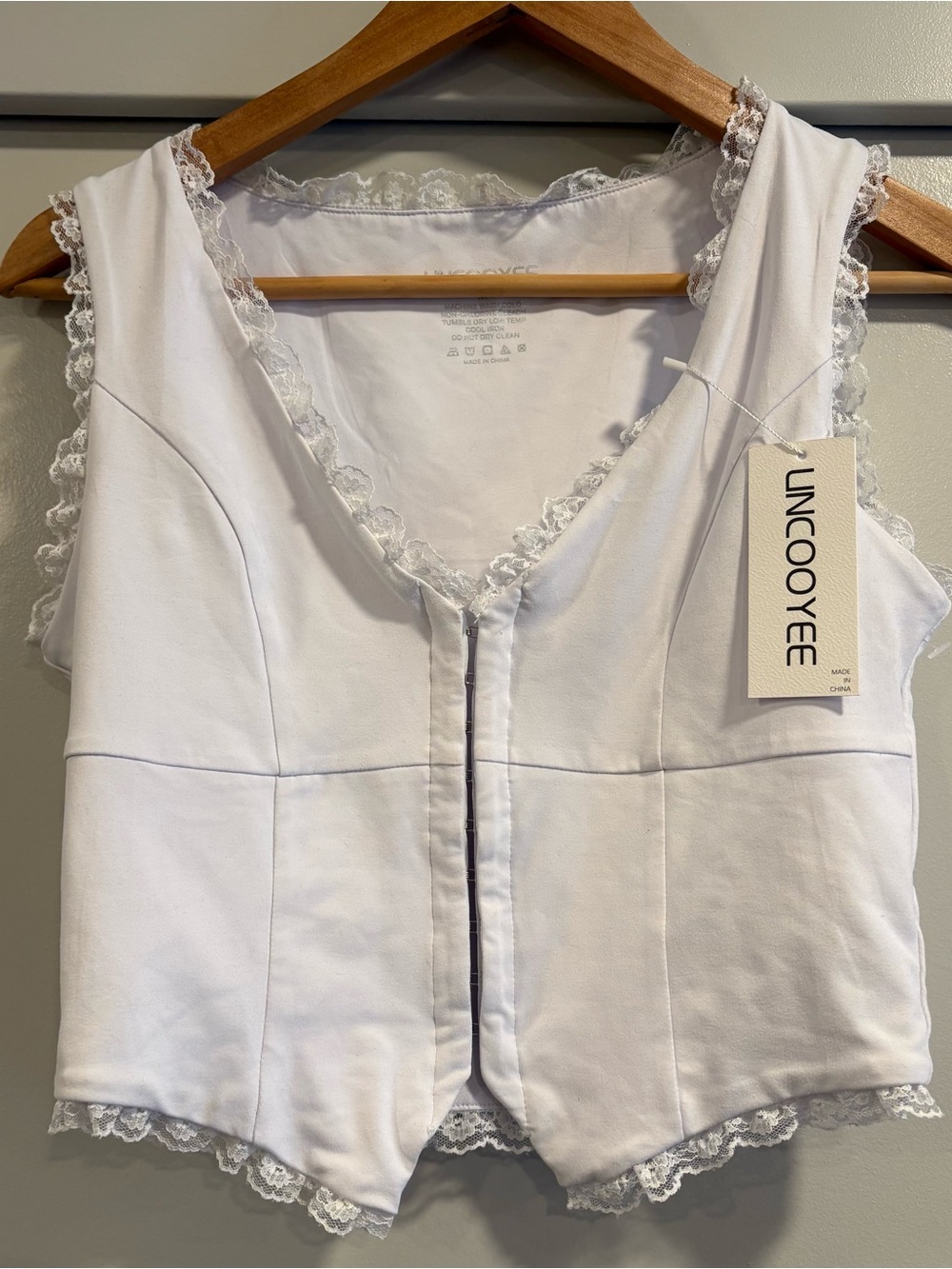 Uncooyee | Lace Corset Top NWT SIZE M